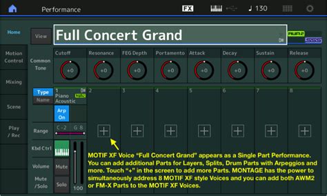 Motif Xf Live Sets For Montage Yamahasynth