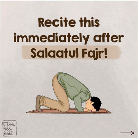 Idris On Twitter Recite Immediately After Salatul Fajr