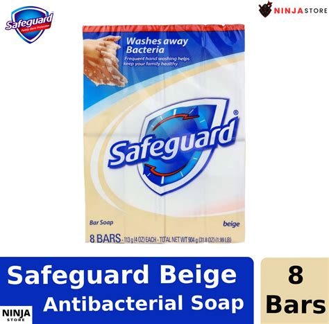 Safeguard Antibacterial Beige Bath Soap Bar 4oz X 8 Bars Lazada Ph