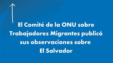 El Comit De La Onu Para La Protecci N De Los Derechos De Todos Los