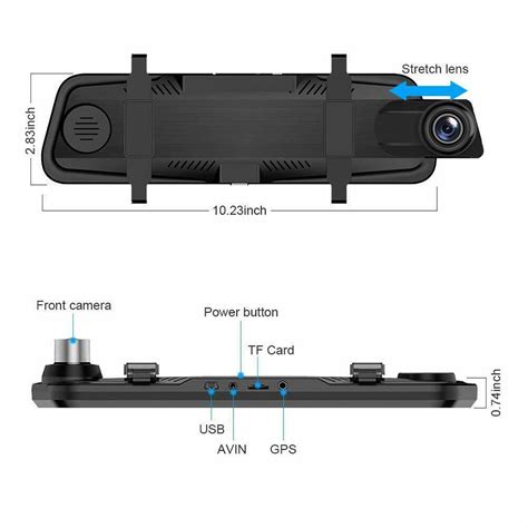 Camera Video Auto Dvr Premium Tip Oglinda Reflection Dubla Full Hd