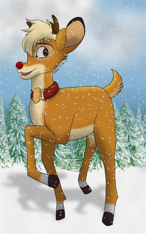 Rudolph The Red Nosed Reindeer By Theck On Deviantart