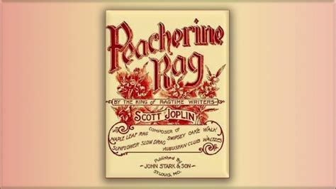 Peacherine Rag Scott Joplin Ragtime Midi Piano 1901 Youtube