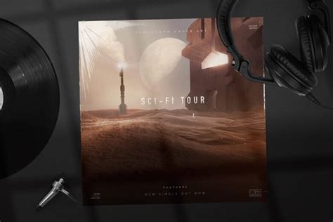 Sci Fi Album Cover Art Photoshop Psd