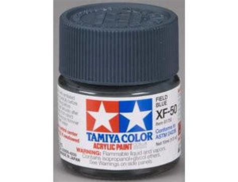 Tamiya Mini Xf 50 Flat Field Blue 10ml Acrylic Paint Wonderland