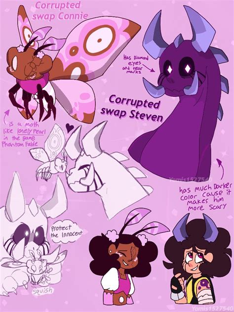 Spinel universe) corrupted swap steven and Connie by Yomis1527540 on ...