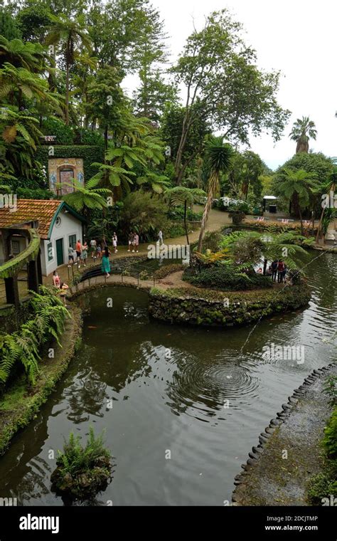 Monte Palace Tropical Garden Madeira Island Stock Photo Alamy