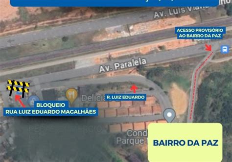 Bahia Ba Constru O De Passarela Interdita Acesso Ao Bairro Da Paz Na