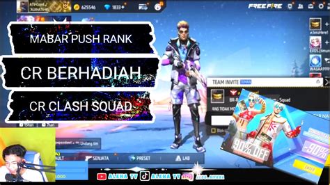 Live Cr Berhadiah Dan Mabar Push Rank Free Fire Garenafreefire