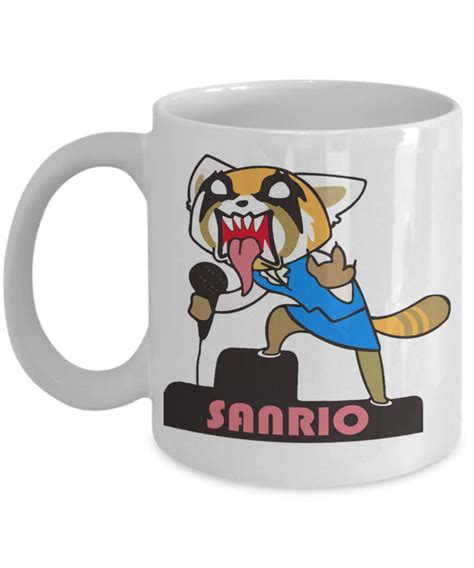 Aggretsuko Funny Anime T Sanrio Coffee Mug Aggretsuko