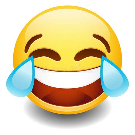 Emoji Tear Laugh. Smiley Face Vector. Design Art. Communication ...