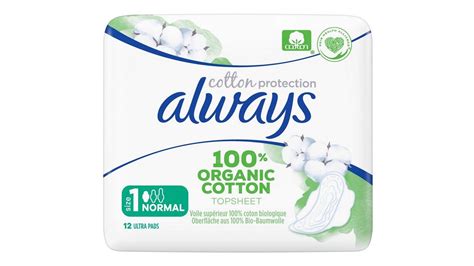 Always Organic Cotton Pads Normal 12 Pack Essentials Wolt