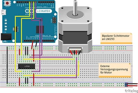 Ansteuerung Schrittmotor Per H Brücke Botmakersde Schrittmotor