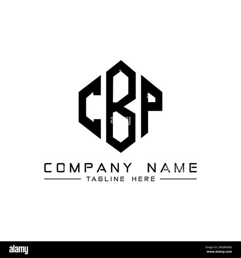 CBP letter logo design with polygon shape. CBP polygon and cube shape ...