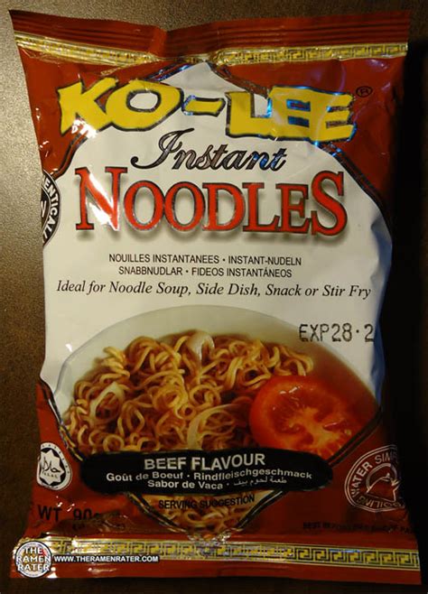 995 Ko Lee Instant Noodles Beef Flavour The Ramen Rater