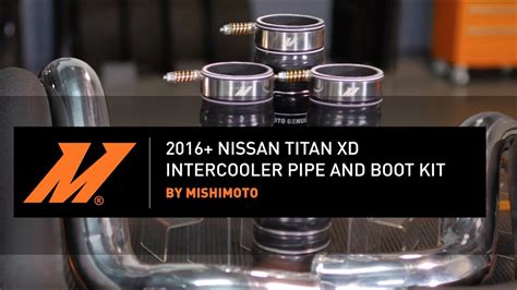 2016 2019 Nissan Titan Xd Intercooler Pipe And Boot Kit Installation