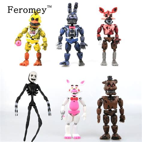 6 12 PCS um Conjunto de Cinco Noites No Freddy s Figura de Ação