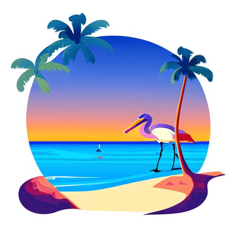 Beach Sunrise · Creative Fabrica