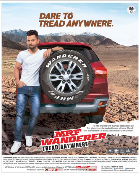 Mrf Wanderer Tread Anywhere All Terrain Tyres