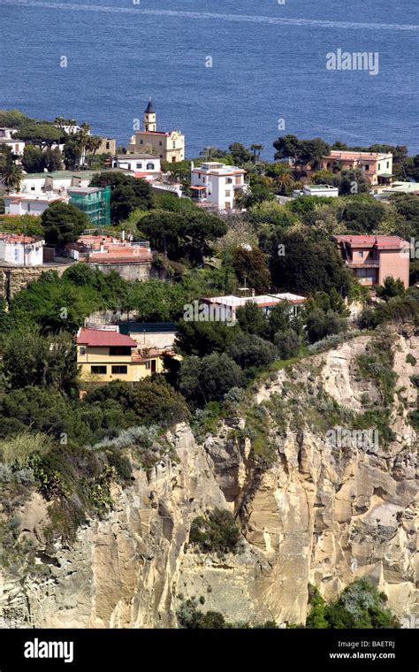 Posillipo hill seen by Virgiliano park, Capo Posillipo, Naples ...