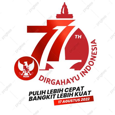 17 Agustus Vector Design Images Logo 77 Hut Ri Dirgahayu Kemerdekaan Republik Indonesia 17