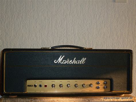 Marshall Jtm 50 Black Flag 1967 Black Tolex Amp For Sale Vintage Guitar