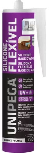 Silicona Flexible A Base De Agua Blanca Ml Unipega Mercadolibre