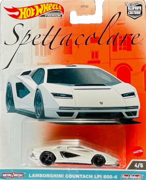 Hot Wheels Premium Spettacolare Lamborghini Countach Lpi Picclick Au
