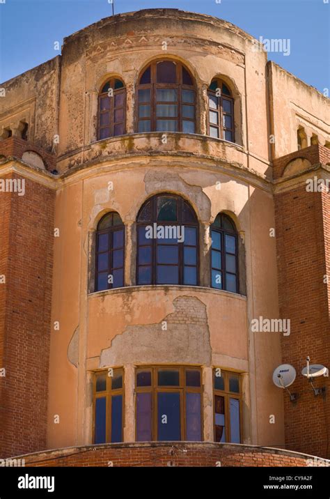 Old Italian Building In Asmara , Eritrea Stock Photo, Royalty Free ...