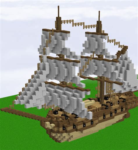 Minecraft How To Build A Pirate Ship