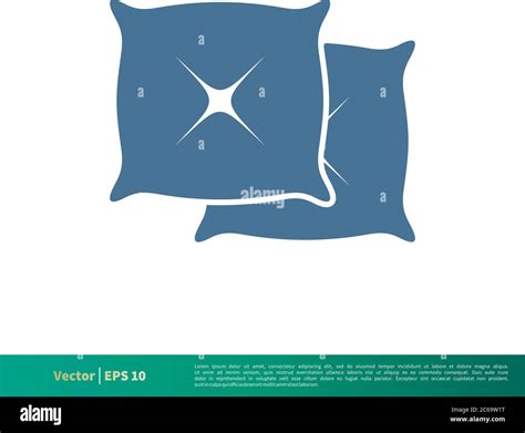 Pillow Icon Vector Logo Template Illustration Design Editable Vector