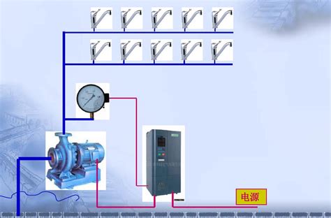 变频恒压供水系统原理图控制图图纸电机网