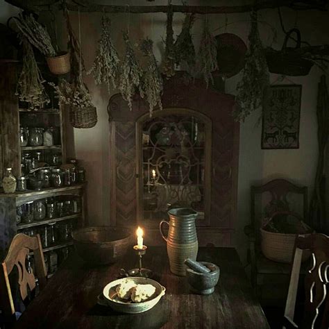 Witch Home Decor Decor Witch Cottage House Skyrim Aesthetic Witchy