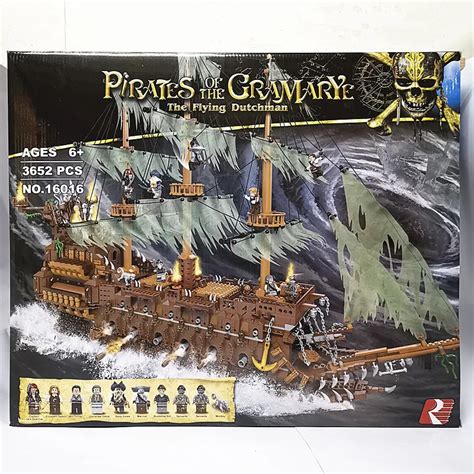 In Stock 3652pcs The Flying Dutchman Model Building Block Bricks Toys