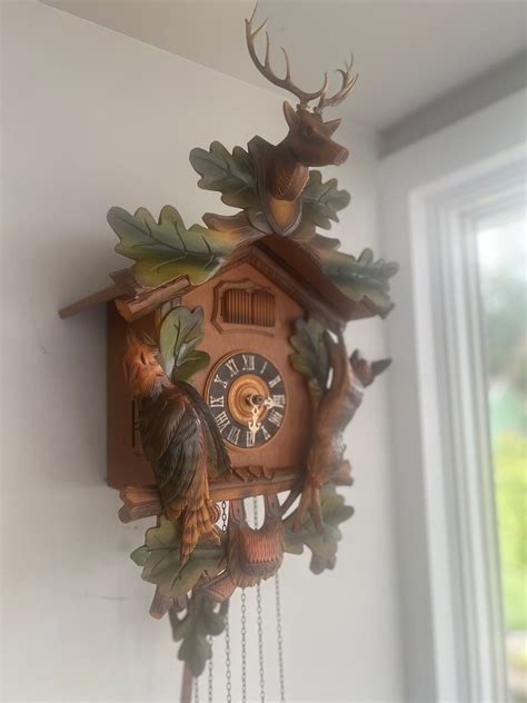 cuckoo clock hunting etsy