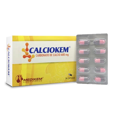 Calciokem cápsulas Laboratorios Medikem