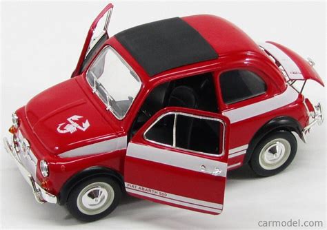 BURAGO 21040 Scale 1 24 FIAT 500 ABARTH RED