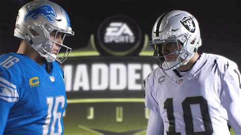 Madden NFL 24 Las Vegas Raiders Vs Detroit Lions Simulation Week 8