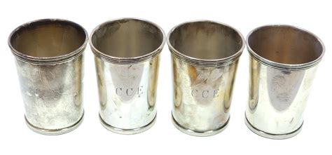 Lot International Sterling Silver Mint Julep Cups