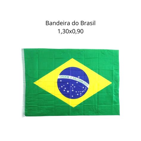 Bandeira Do Brasil Dupla Face Grande Otima Qualidade Shopee Brasil