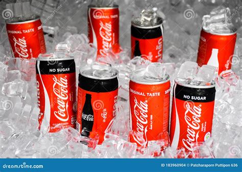 Coca Cola Mini Cans Editorial Stock Image Image Of Logo 183960904