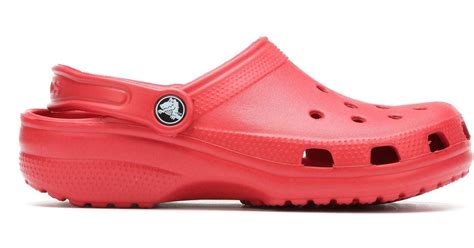 Crocs™ Classic Red Clogs Lyst