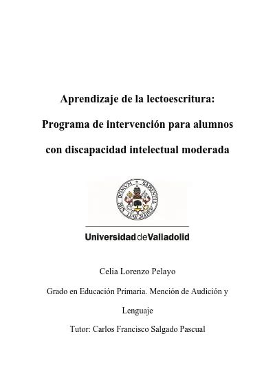 Top Pdf Propuesta De Intervenci N Para Alumnos Con Retraso Madurativo