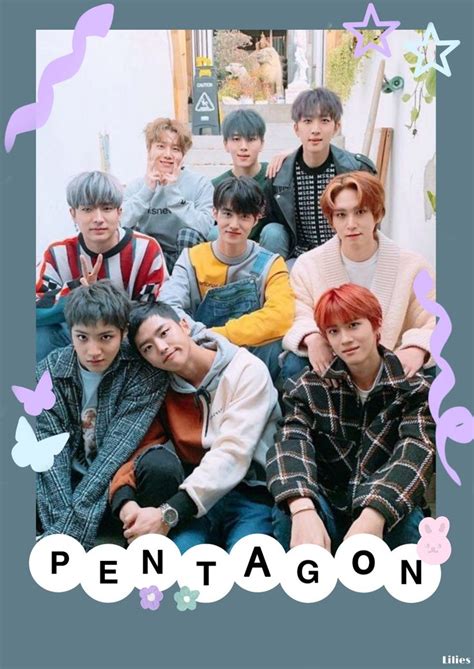 Pentagon Members Jinho Hui Hongseok Shinwon Yeoone Yanan Yuto