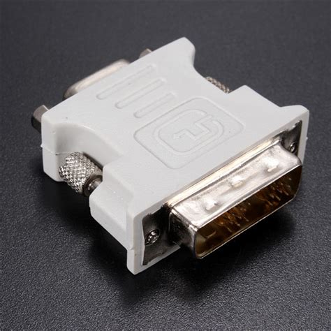 Dvi D 181 Dual Link Male To Vga Hd15 Female Adapter Converter For Pc