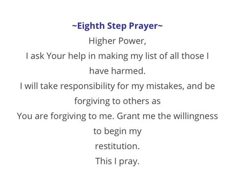 12 Step Prayers Printable