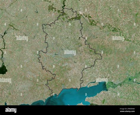 Donets K Region Of Ukraine High Resolution Satellite Map Stock Photo