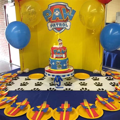 Paw Patrol Birthday Party Ideas Photo 10 Of 11 Fêtes Danniversaire