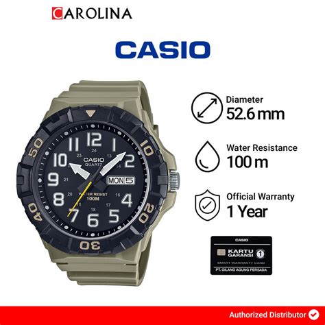 Jual Jam Tangan Casio Mrw H A Pria Shopee Indonesia