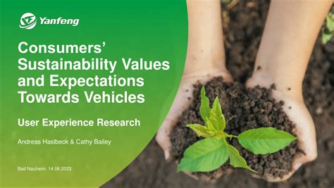 Pdf Consumers Sustainability Values And Expectations Towards Vehicles